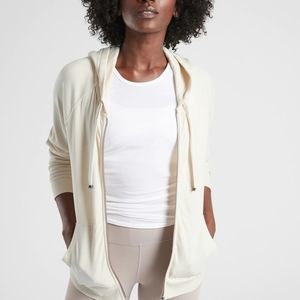 NWT Athleta Sundown Hoodie in Chantilly Cream